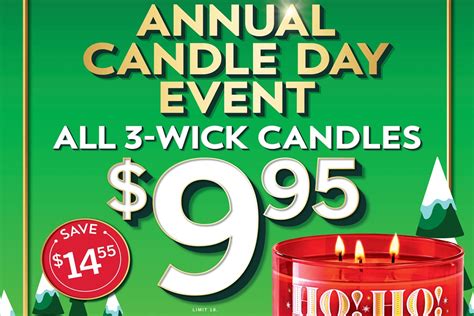 bath and body works candle day event
